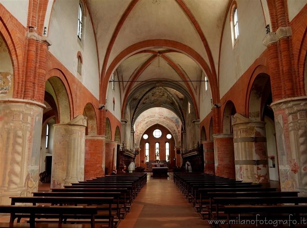 Milan (Italy) - Interiors of the Abbey of Chiaravalle